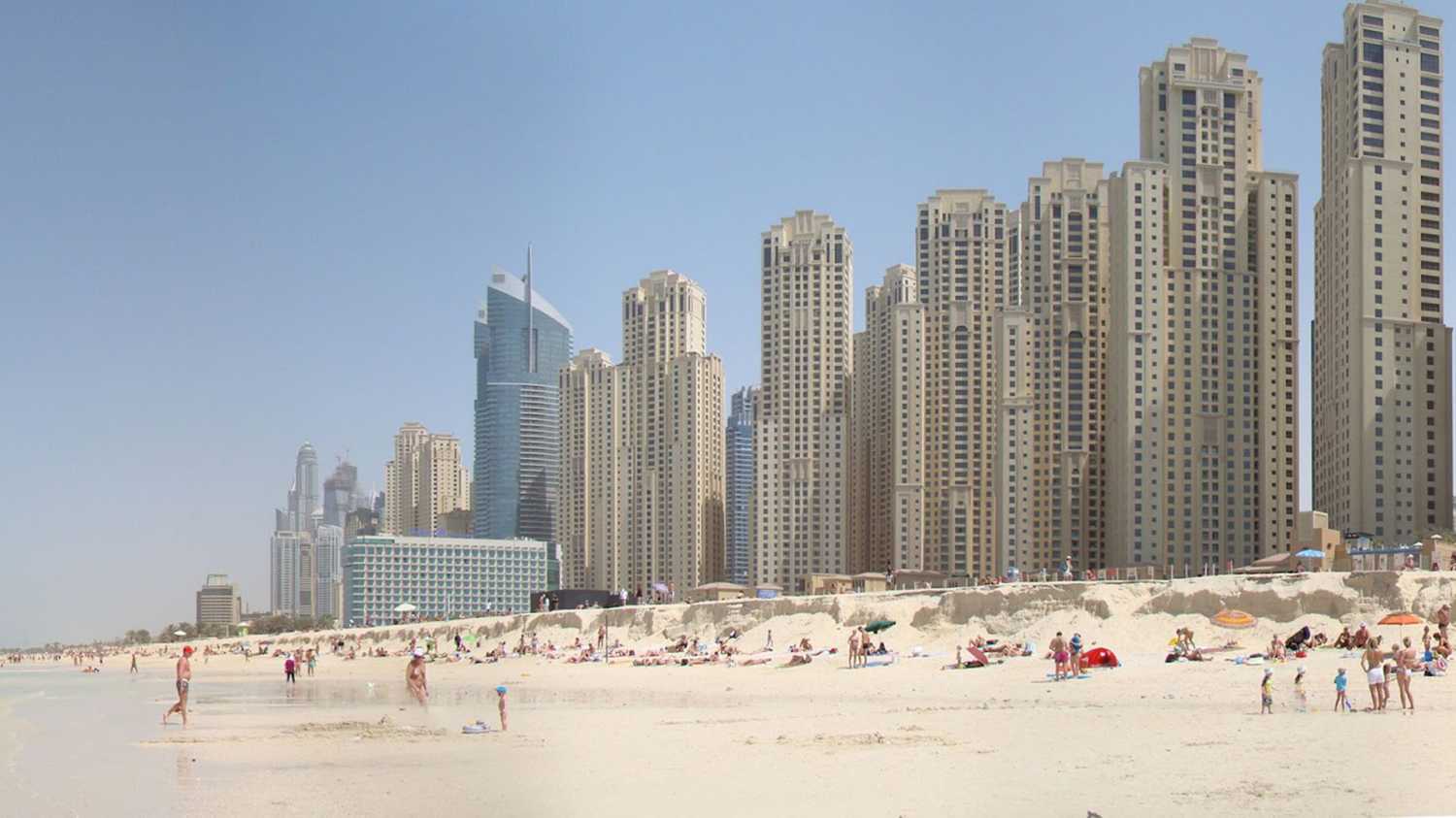 Marina Beach in Dubai – the main beach in Dubai